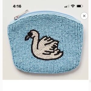 Free People Swan Lake Beaded Purse. NWT!!!